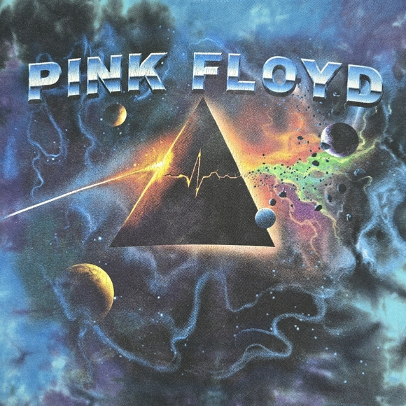 Pink Floyd Cosmic Tie-Dye T-Shirt - Picture 2 of 4